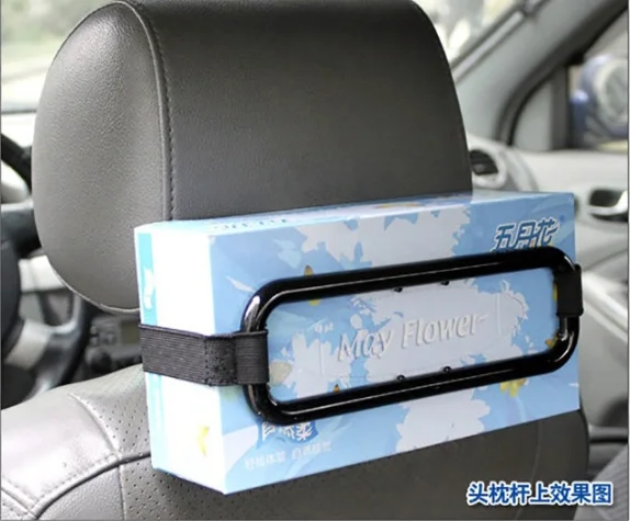 Автомобильный солнцезащитный козырек бумажная коробка держатель авто аксессуары для спинки сиденья зажим Кронштейн