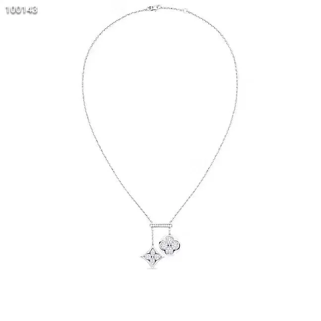 

ZOZIRI 925 sterling silver zircon blossom necklace , wmen flower charms crystal cz clover pendant choker famous brand jewelry