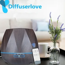 Diffuserlove, 500 мл, пульт дистанционного управления, увлажнитель воздуха, эфирное масло, диффузор, Humidificador, увлажнитель, светодиодный, Ароматический диффузор, ароматерапия