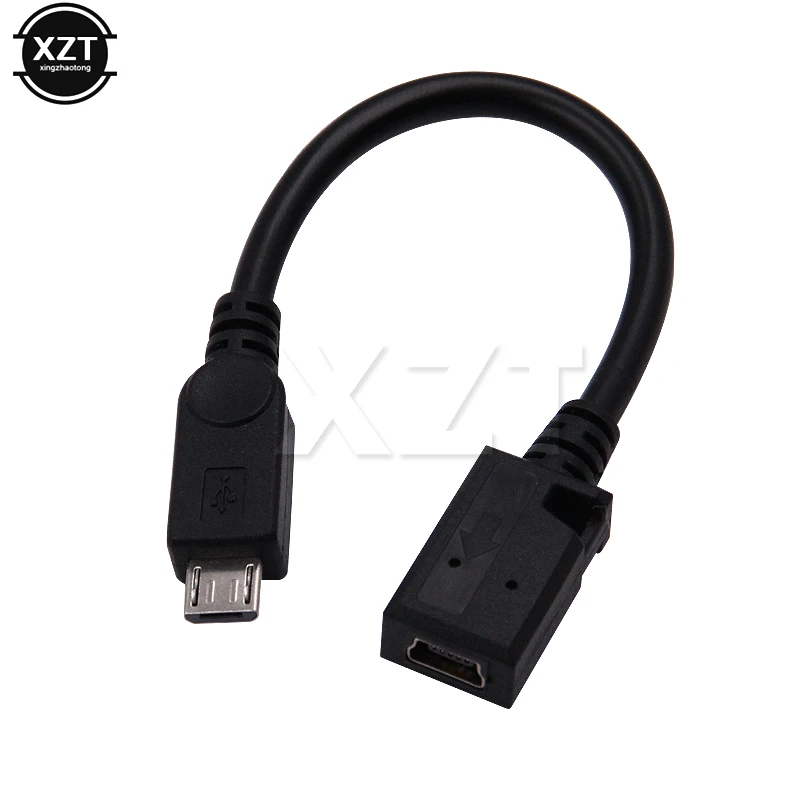 

Mini USB Female to Micro USB Male Adapter Connector Cable for MP3/ MP4 Player and Computer