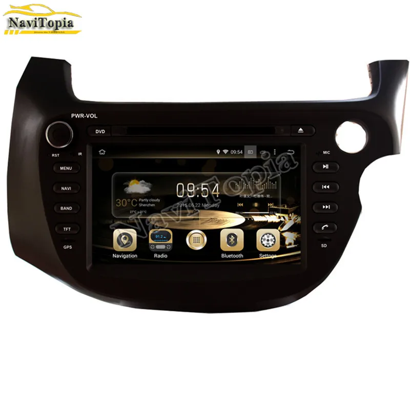 Perfect NAVITOPIA 4G RAM 32G ROM Octa Core Android 9.0 Car DVD Radio Multimedia Player GPS Navigation for Honda Fit Jazz R2007- 1