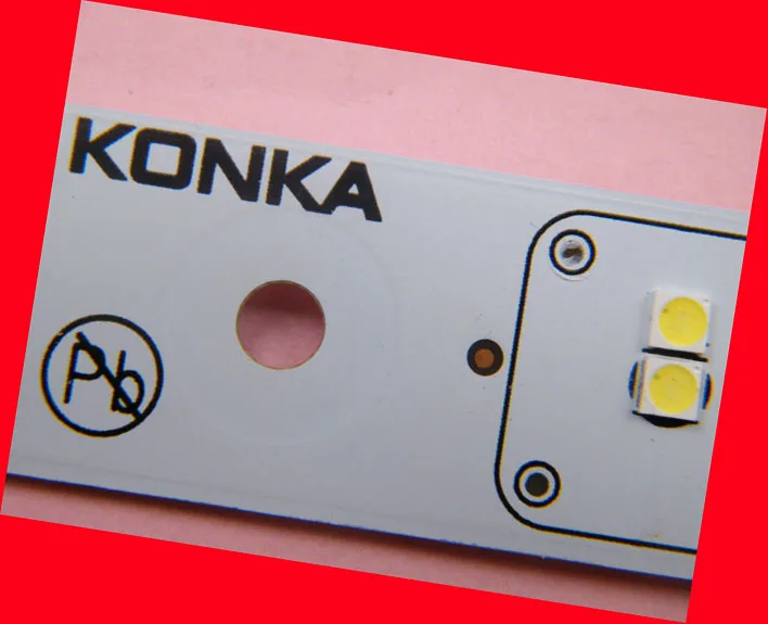100 шт./лот для ремонта Konka Hisense Changhong LCD TV LED подсветильник SMD s AOT 3030 3V холодный белый