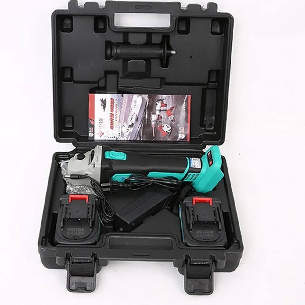 

Angle Grinder Cordless DC Output Control Run Without Brush Reduce Vibration For Grinding Polishing Grinder Angle Power Tools