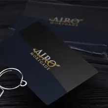 Черная матовая металлическая карта Визитная металлическая карта печать черный фон печать золото и серебро прямая металлическая карта поставщик