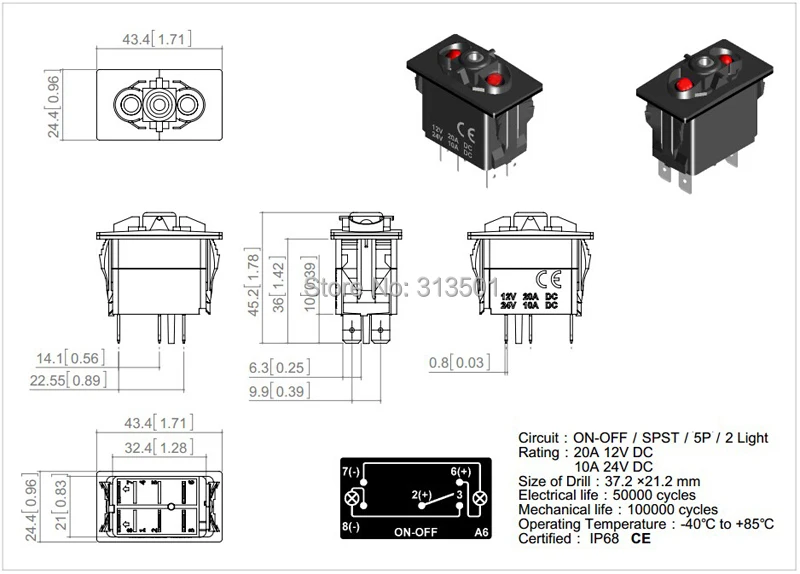 Diagram On Wiring Rocker Switch With 5 Pin - Wiring Diagram