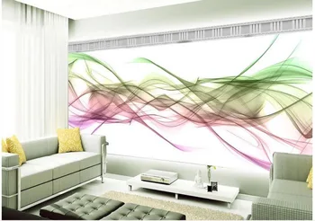 

Mural 3d wallpaper 3d wall papers for TV backdrop Colored lines Home Decoration
