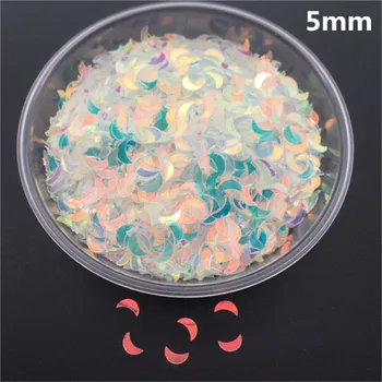 

New Hot 20g 4mm Moon Shape PVC loose Sequins Glitter Paillettes for Nail Art manicure/sewing/wedding decoration confetti