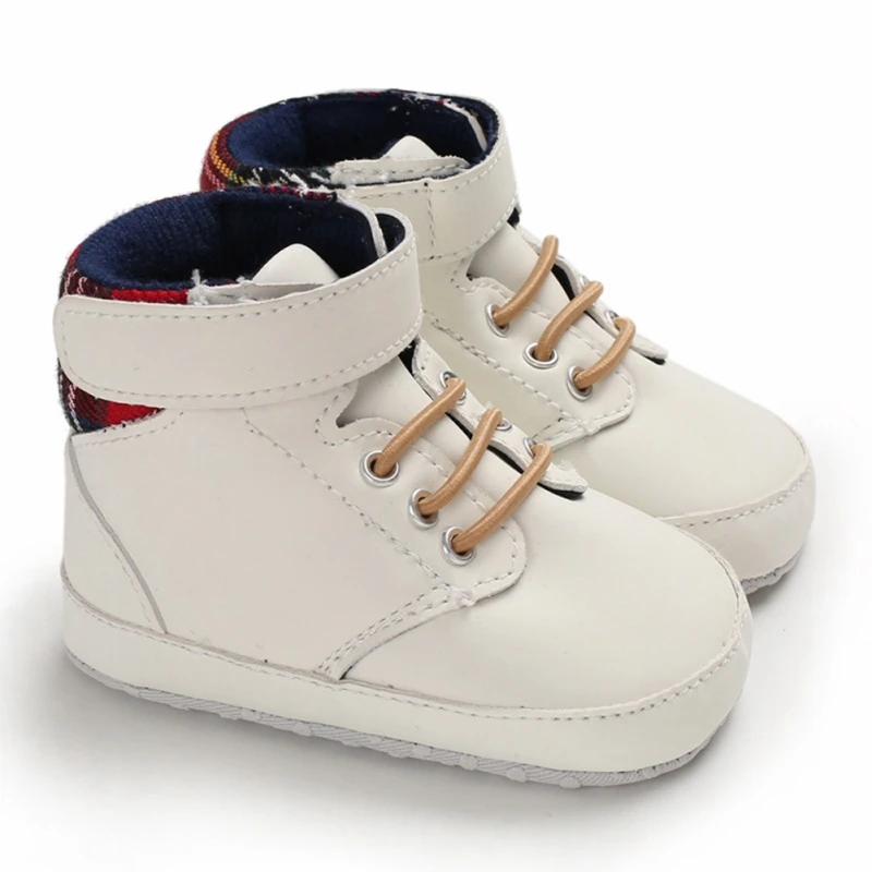 2019 Spring / Autumn Infant Baby Boy Soft Sole PU Leather First Walkers 0-18 Months