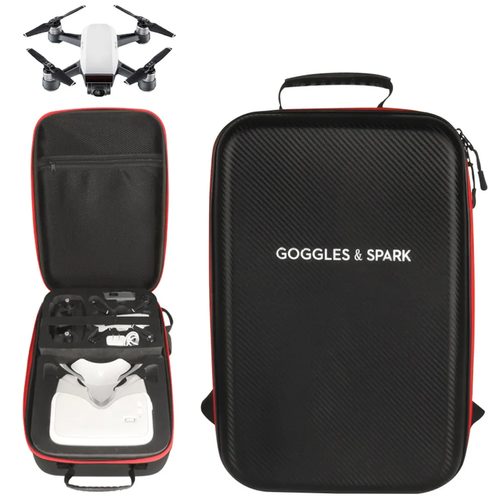 

HIPERDEAL 1PC Outdoor waterproof Backpack Shoulder Bag for DJI Spark Drone with DJI VR Goggles Dropshipping May2 HW