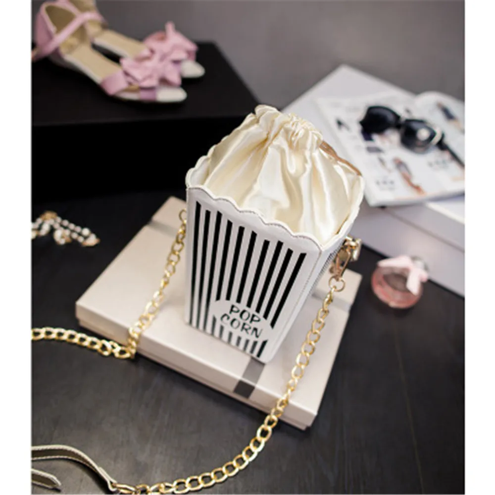 3D Cute Cartoon Women Ice cream Mini Bags Small Chain Clutch Crossbody Girl Shoulder Messenger Bag Purse Fruit Orange