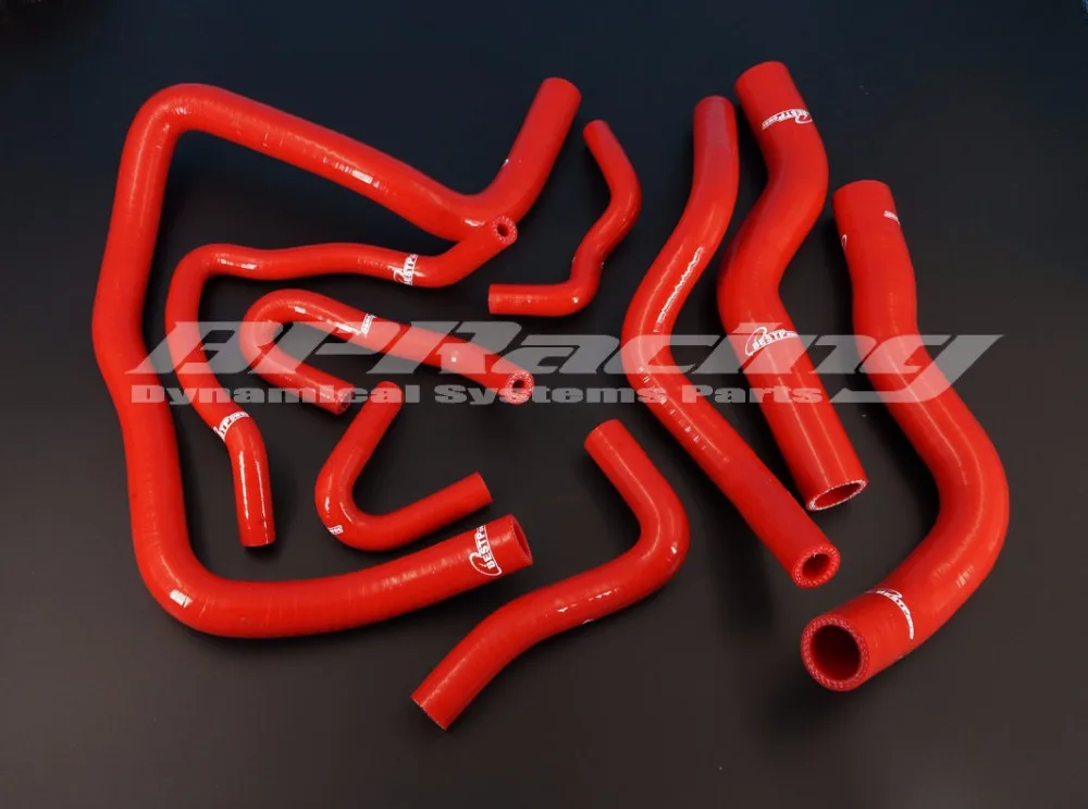 SILICONE RADIATOR HOSE FOR HONDA FIT//JAZZ L13A/L15A GE8 2009 2012 RED
