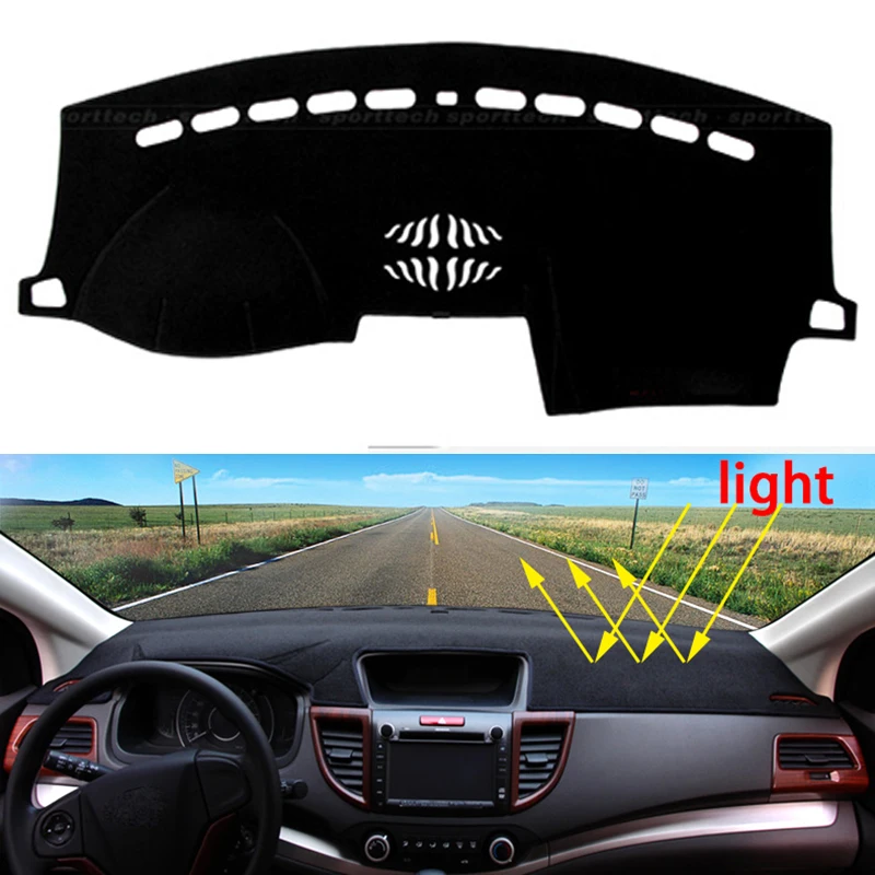 Car dashboard Avoid light pad Instrument platform desk cover Mats Carpets Auto accessories for Ford explorer 2011 - 2016