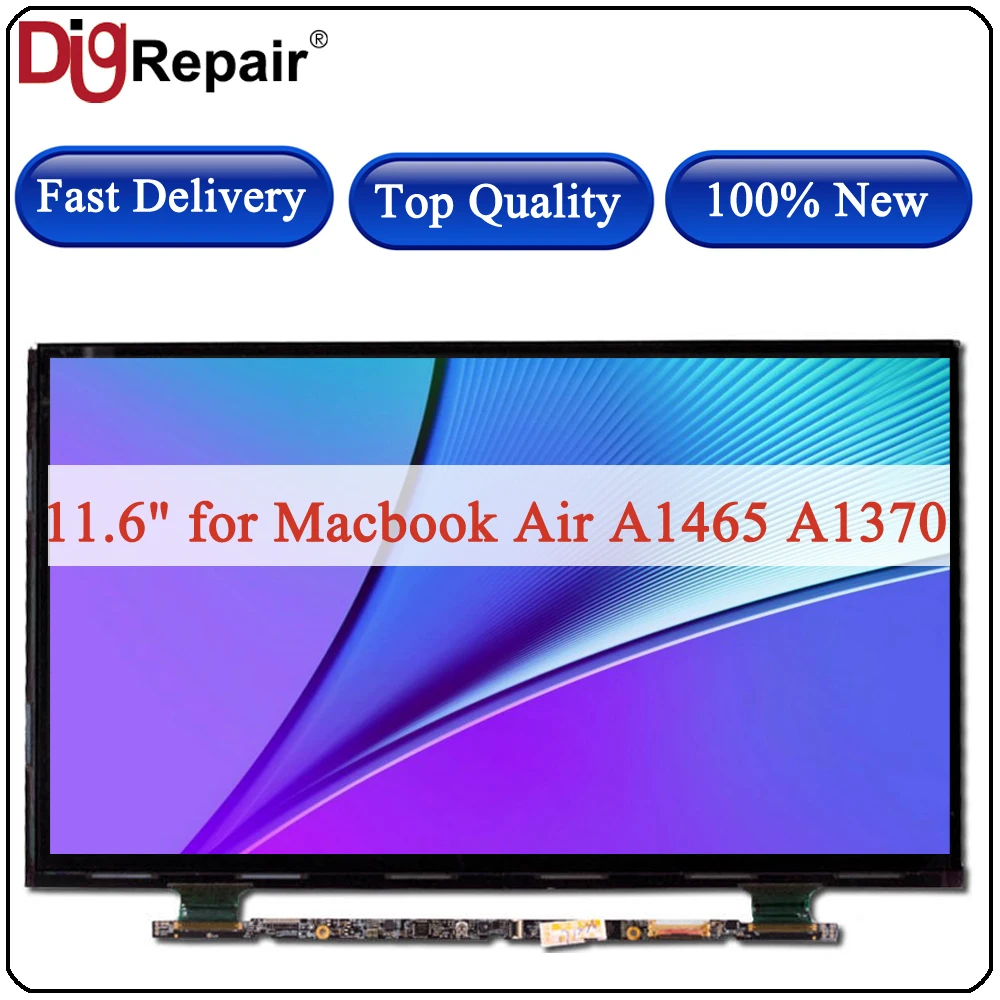 

a1465 LCD for Apple Macbook Air 11.6" A1465 A1370 LCD Display Screen Assembly Replacements A1370 Screen For Macbook Air LCD