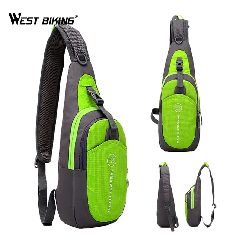 Bike Kit Mountain Biking Bicycle Chest Pack Shoulder Bag Hiking Satchel