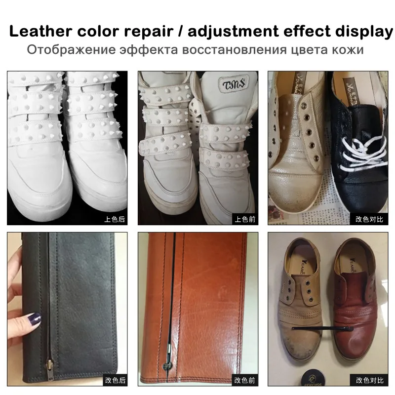 Car Leather Repair Kit Auto Car Seat Sofa Leather Repair Coats Holes Scratch Tools Liquid Leather Vinyl Repair Kit Car Sofa Cream Black Beige