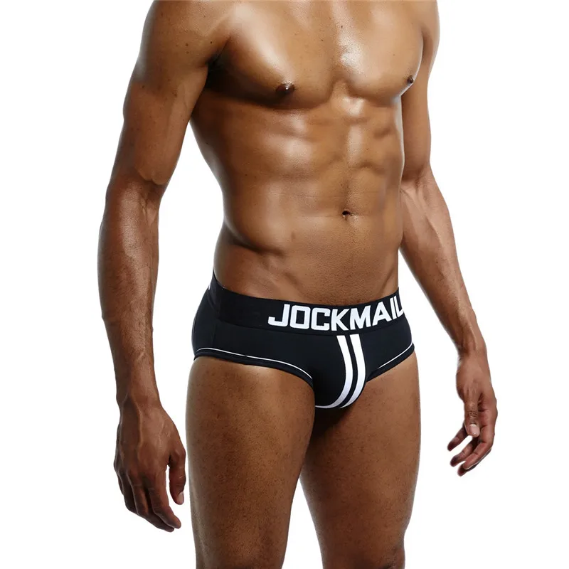 Бикини JOCKMAIL мужское с открытой спиной Брендовое пикантное нижнее белье для геев