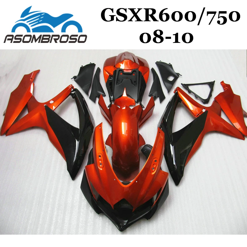 Высококачественный комплект обтекателей под давлением для Suzuki 2010 2009 2008 GSXR600 K8 GSX