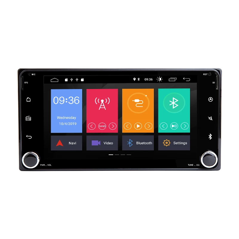 Авторадио 2 din Android 9 0 Автомобильный мультимедийный плеер для Toyota Land Cruiser 100 200 Prado 120