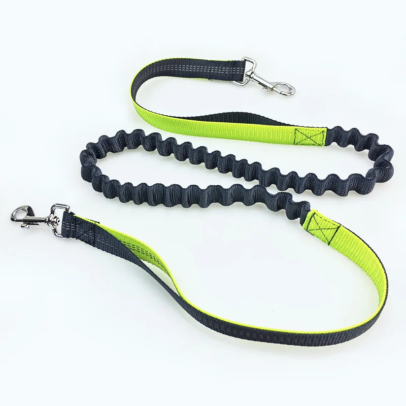 Buy Hands Free Dog Leash with Waist Belt Adjustable Bungee Elastic Lead