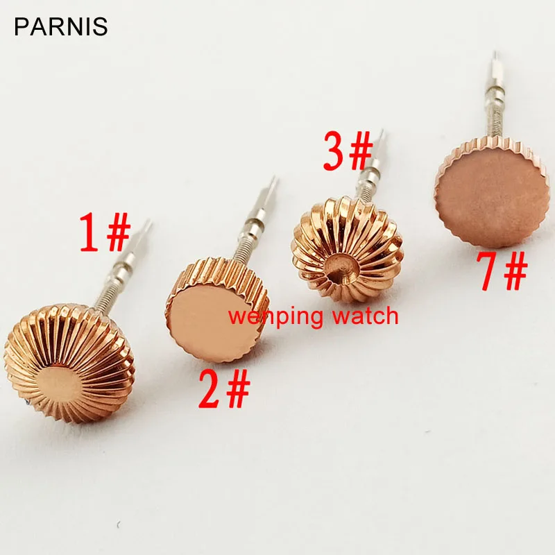 

PARNIS MEN WATCH watch's crown and movement Pole lever FIT eta6497/6498 ST3600 st3620 MOVEMENT CAULE KIT FIT STEEL WATCH CROWN