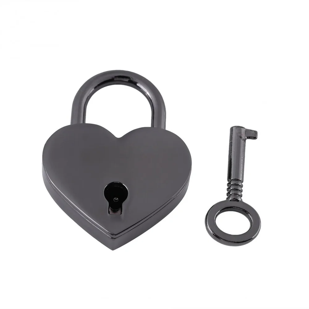Мини-Чехол в форме сердца для багажа, гимнастический замок для шкафчика с ключом, чехол, замок, замок для влюбленных, оборудование для дома