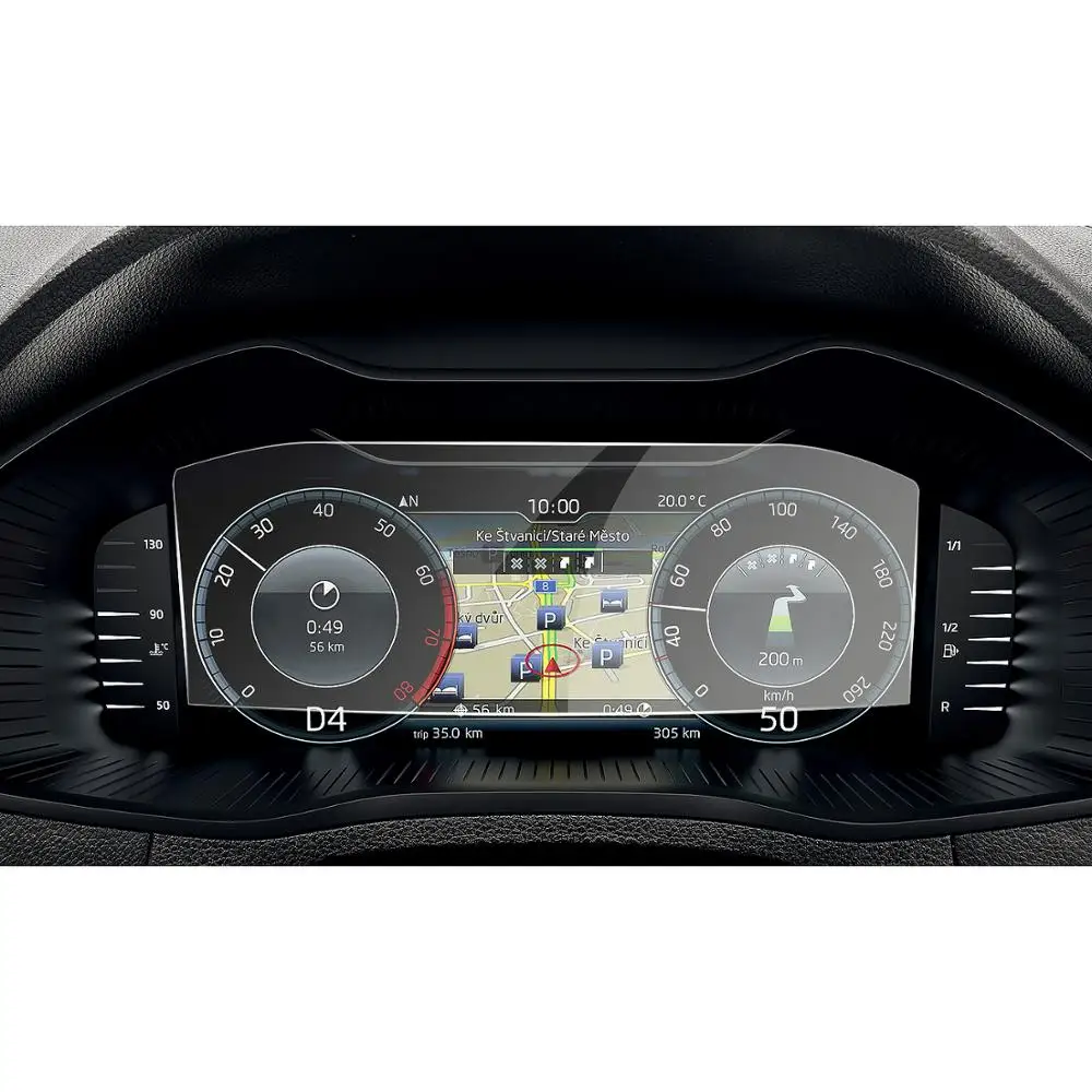 RUIYA car screen protector for Skoda Octavia/kodiaq/Superb LCD instrument panel screen,9H tempered glass screen protective film RUIYA car screen protector for Skoda Octavia/kodiaq/Superb LCD instrument panel screen,9H tempered glass screen protective film