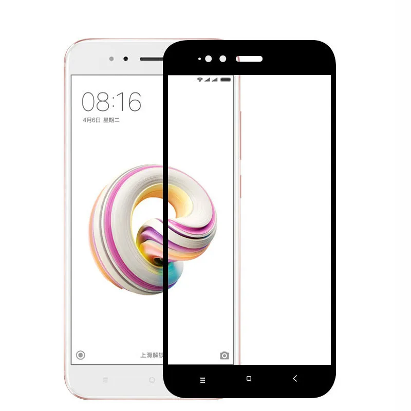 Твердое Защитное стекло для сотового телефона Xiaomi Mi A1 5x Закаленное пленка 3D 9H