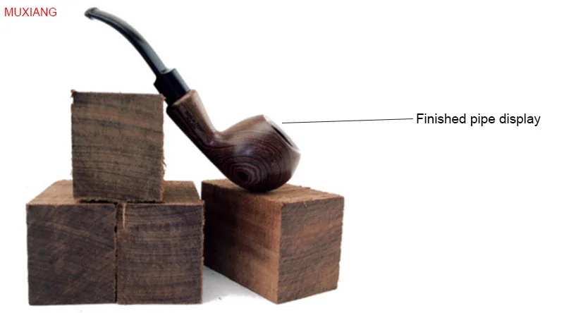 2 muxiang tobacco pipe specialized wenge wood block DIY crafts for smoking pipe making