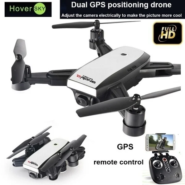 Складной X28WF двойной gps/без gps 1080 P Wi-Fi ptz-камера Gimbal Hover 3D переворачивает высота удержания аэрофотосъемки RC Quadcopter Дрон