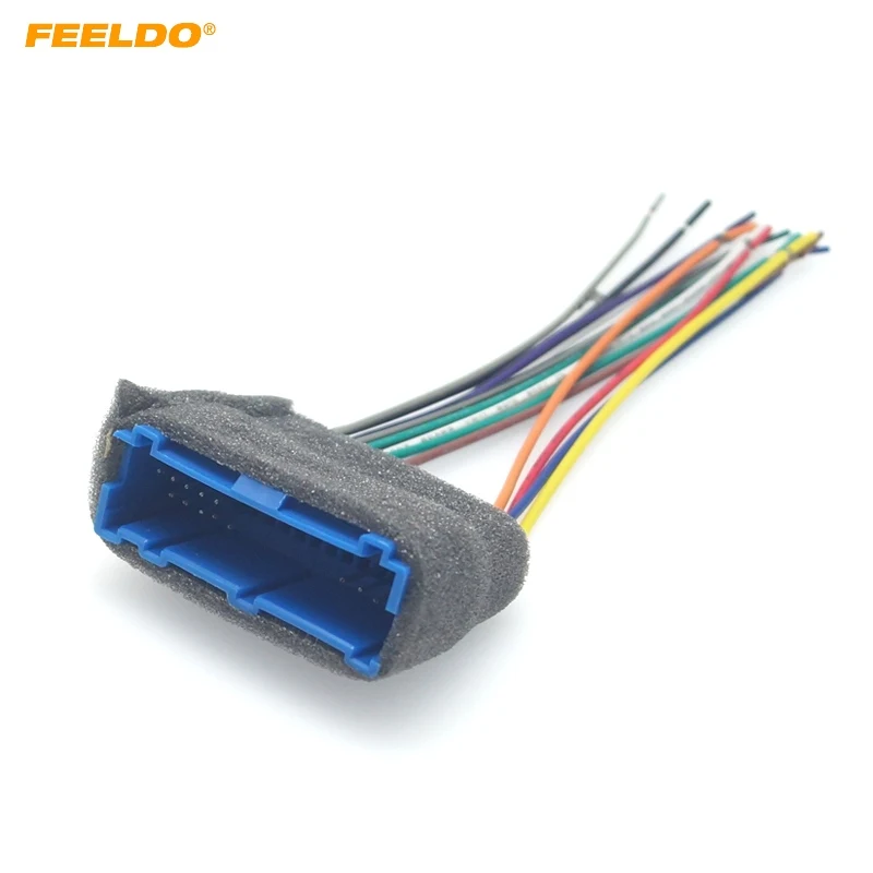

FEELDO Car Radio Audio Stereo Amplifier Interface Wire Harness for Buick/Cadillac/Pontiac/Install Aftermarket CD/DVD Stereo