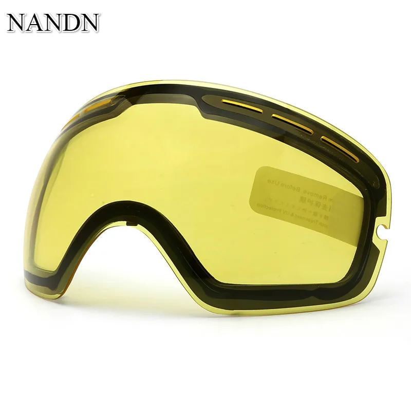 

NANDN Night Day Vision Double Layer Anti Fog Ski Goggles Lens Changeable Lenses Model NG3 Original DIY Skiing Goggle Extra Lens