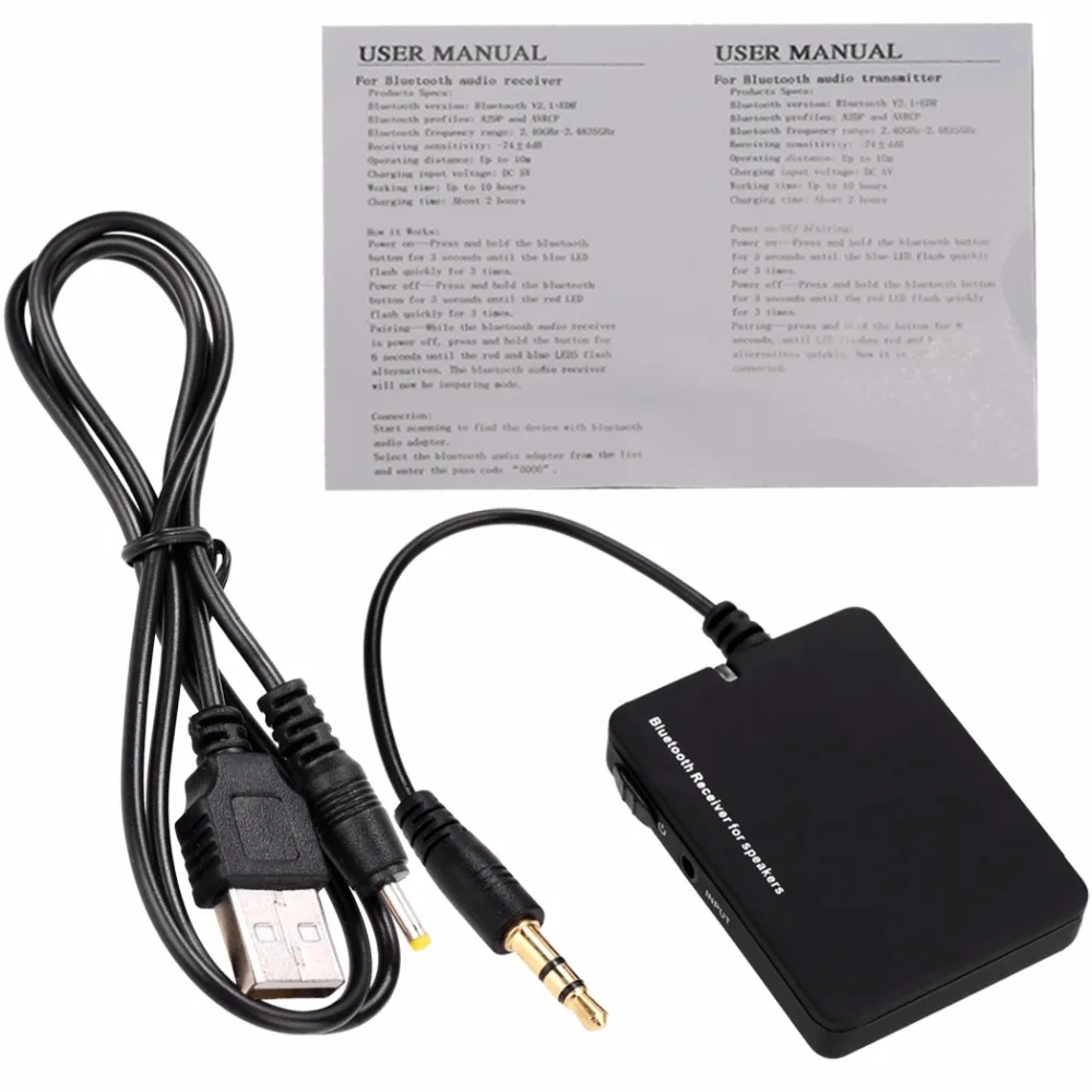 Stereo Bluetooth 3 0 Receiver Universal 3 5mm Car Bluetooth Audio Music Receiver Adapter for Speaker Headphone Drop Shipping