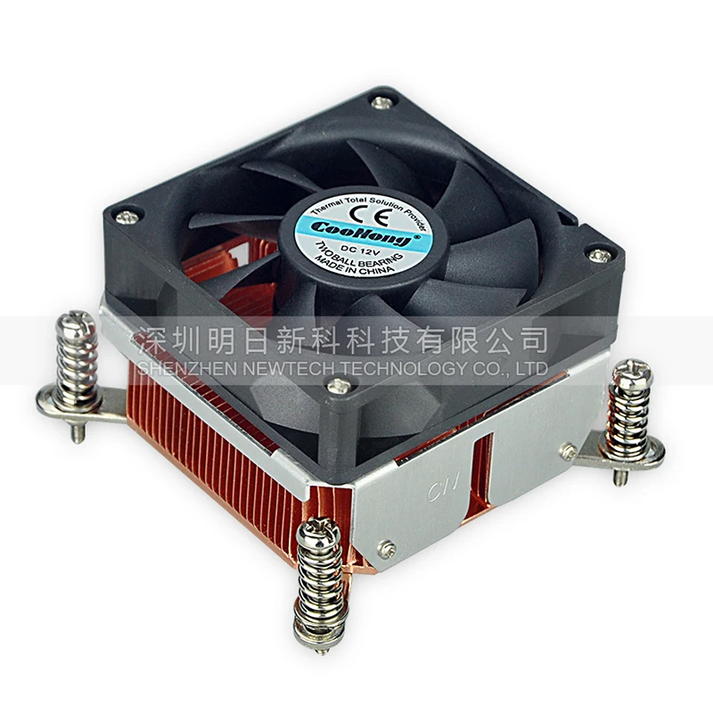 1.5U server CPU cooler Copper radiator heatsink for Intel 1150/1155/1156 Active cooling 1.5U server CPU cooler Copper radiator heatsink for Intel 1150/1155/1156 Active cooling