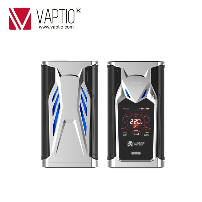 Electronic cigarette mod 220W VAPTIO SUPER BAT Box MOD support 18650x2 batteries fit 510 thread Vape Box Mod FOR TFV12/tfv8 tank Electronic cigarette mod 220W VAPTIO SUPER BAT Box MOD support 18650x2 batteries fit 510 thread Vape Box Mod FOR TFV12/tfv8 tank