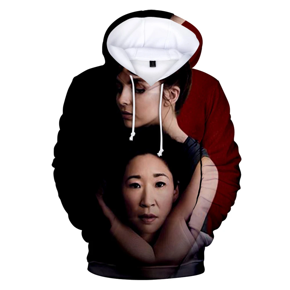 Hoodies Print Killing Eve 3D Hoodies Men Women Sweatshirt Autumn Winter New Streetwear Killing Eve 3D women Hoodie Sweatshirts
