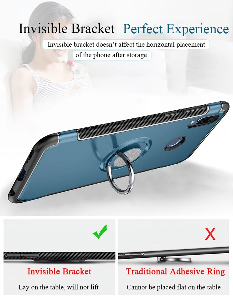 Ring Case for Huawei Nova 3 3i 2 2S 2i Case Mate 10 Coque Magnetic Nova3 Cover for Huawei P20 Pro Honor 10 9 8 7X P10 Lite Case (3)