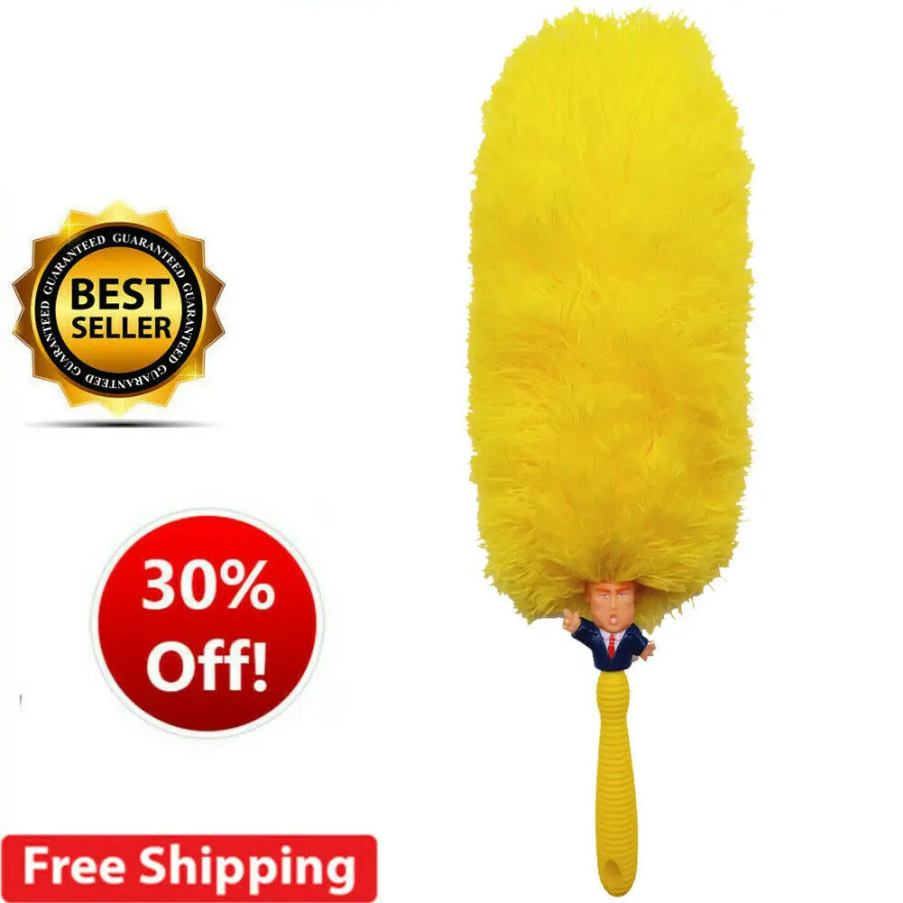 

Donald Trump - Soft Microfiber Clean Dust Cleaner Handle Static Feather Duster