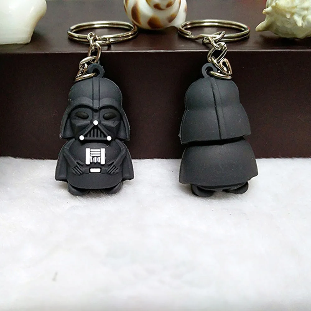 SUTI 1 pieza Llavero unids de Star War Darth Vader Storm Trooper acción Minifigure Llavero Star War figuras de acción juguete regalo Llavero
