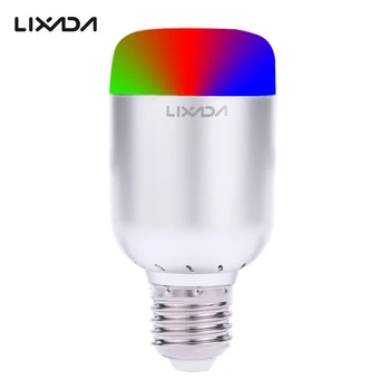 

Hot LIXADA 6W 550LM E27 Smart Bluetooth RGB White RGBW LED Light Brightness Adjustable Application Control Multicolored home Use