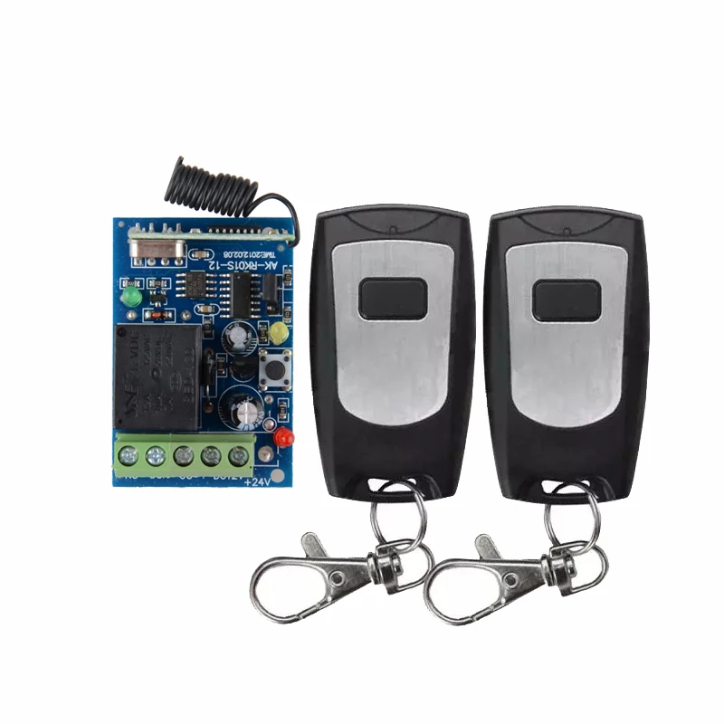

DC 12V 1 CH RF Wireless Remote Control Lighting Switch System, Transmitter + Receiver,Working Way In Jog/Toggle Model