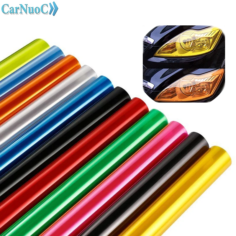 

30cmx100cm Car Headlight Taillight Tint Vinyl Film Sticker For BMW 1 2 3 5 7 series X1 X3 X4 X5 X6 F02 M5 E61 F01 GT M3 M4