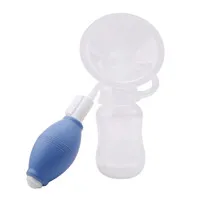 Blue Кормление грудью ручные молокоотсосы ручной молокоотсос кормление грудью супер сильный всасывания аксессуар для кормления для детского питания - Цвет: Blue