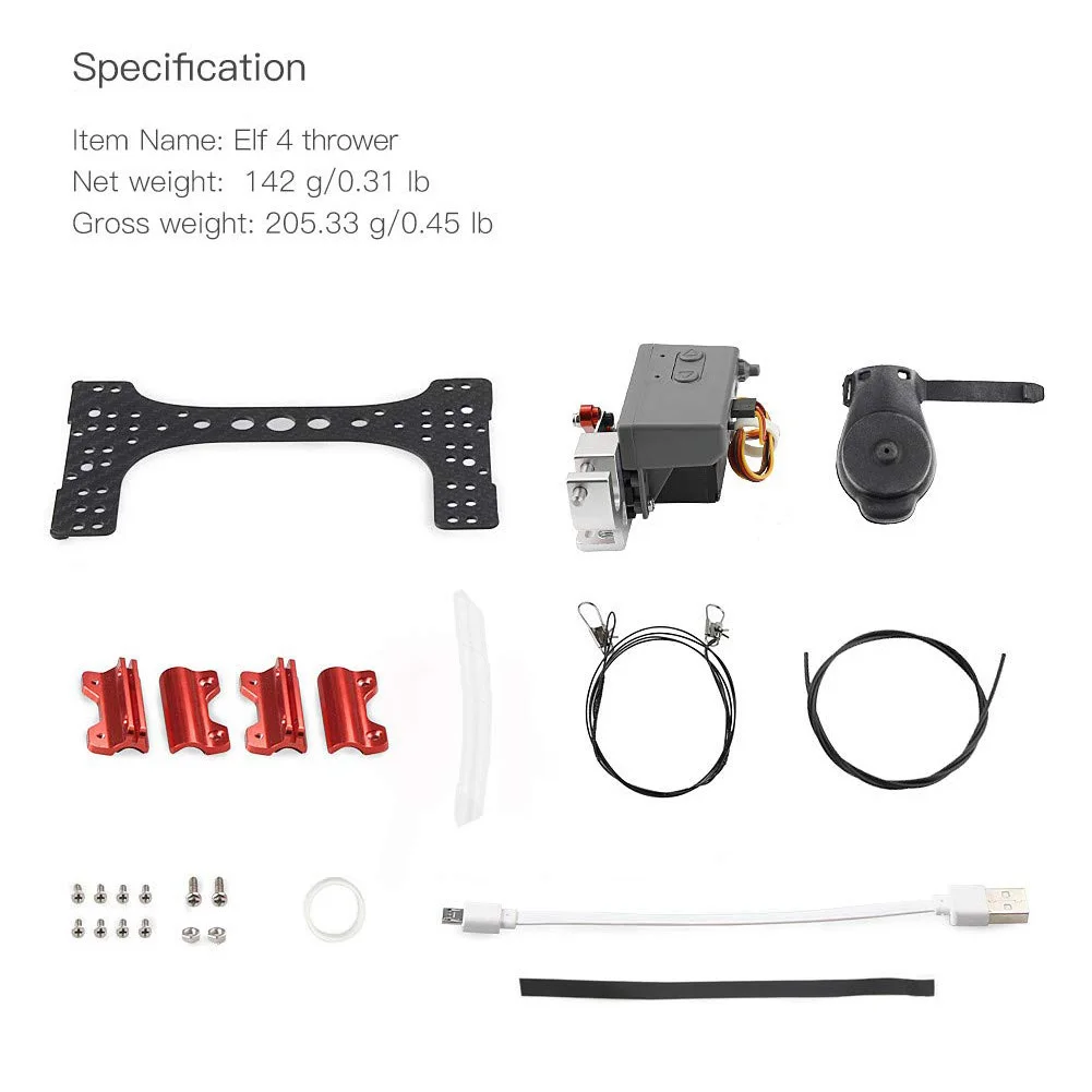 

Drop Transport Drone Clip Replace Adjustable Spared Payload Delivery Electronic RC Toy Accessories Multipurpose For DJI 4 Series