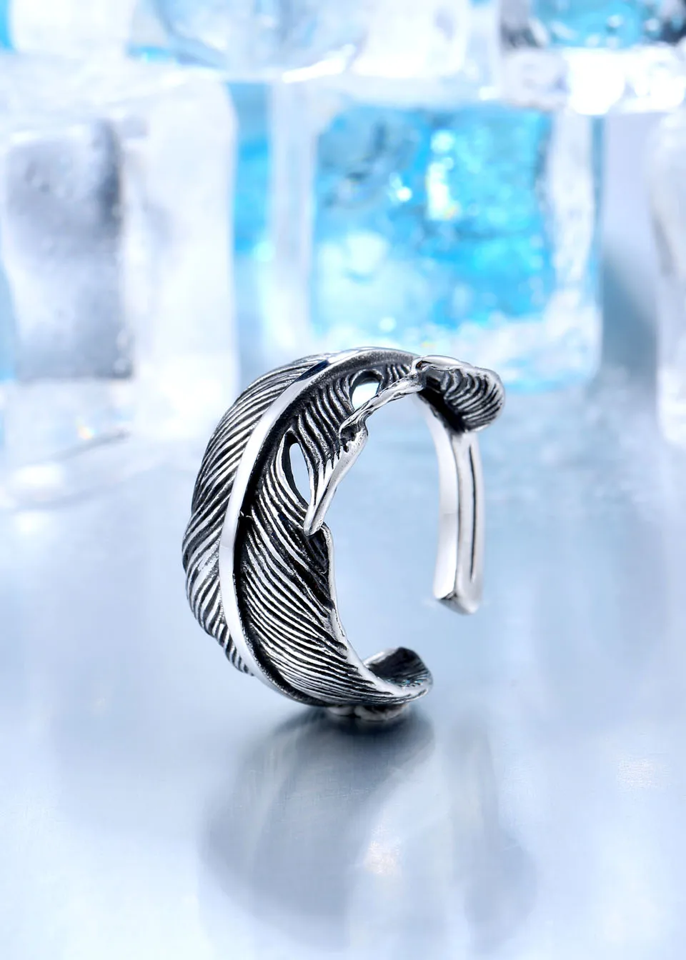 Новое поступление Нержавеющая сталь Для мужчин Перо кольцо Мода открытие Малый Орел poular Винтаж в ювелирном BR8-432