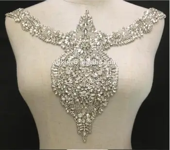 

wuku motif iron on good quality elegant collar necklace applique patch BP-789