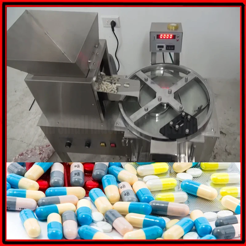 

Factory price Electric Automatic Counter Machine Stainless Steel capsule cachet collocystis encapsulant counting machine 3000pcs