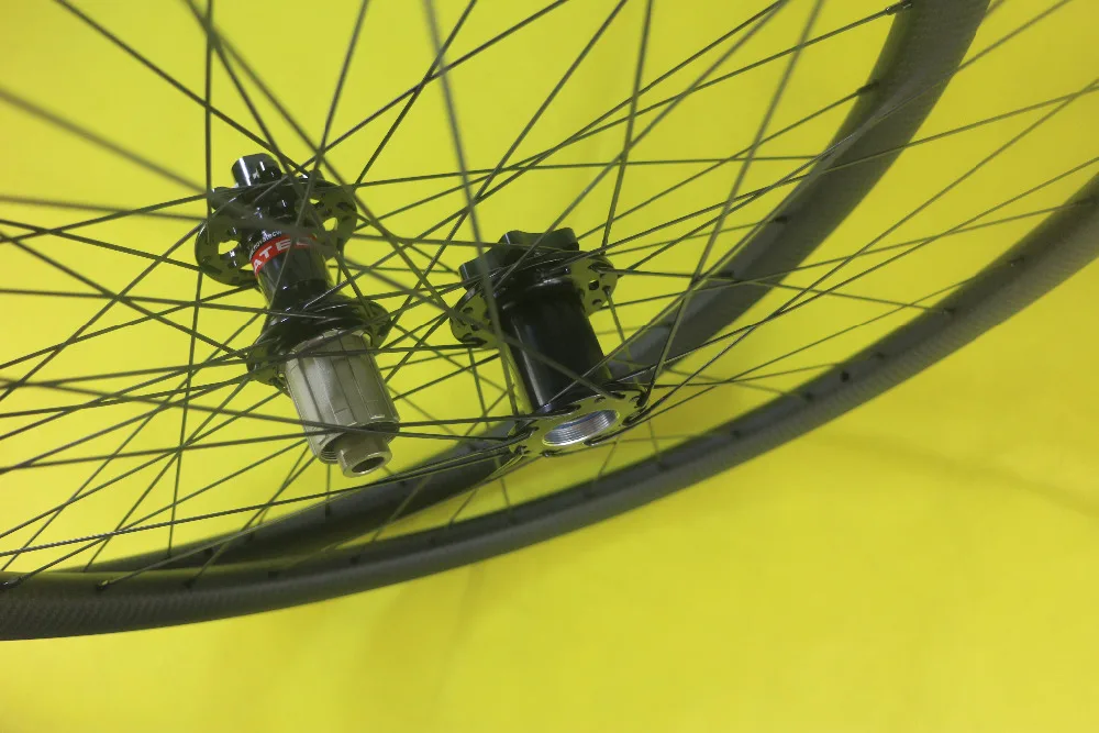 Комплект колес из углеродного волокна 650B MTB XC UD матовые Глянцевые колеса 12K 3K с