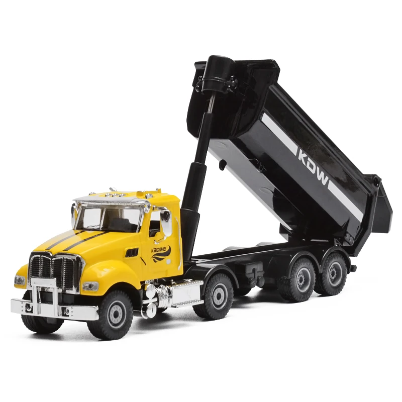 

Alloy Diecast Hardcover Dumper Truck US Engineering Construction Vehicle 1:50 Model Metal Hobby Toys Children Chirstmas Gifts