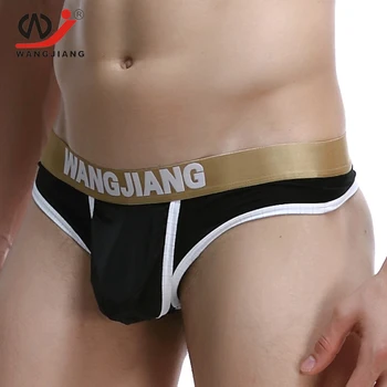 

WJ Mens Thongs And G Strings Jockstrap Gay Men Underwear String Homme Tanga Hombre Sexy Underwear Men Nylon Hot Homens
