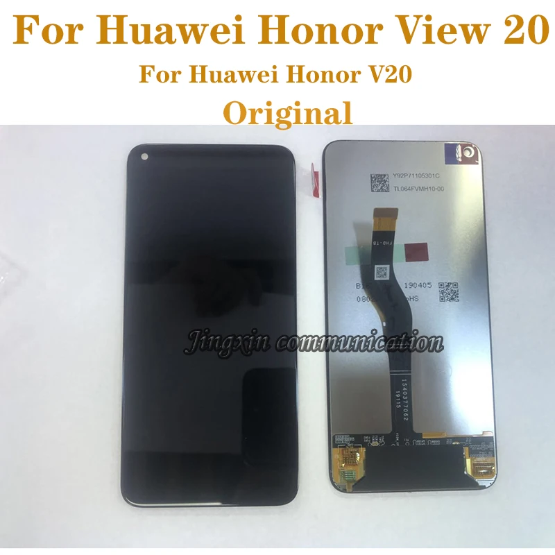 

100% brand new original test For Huawei Honor View 20 LCD+touch screen display replacement for Huawei Honor V20 LCD repair parts
